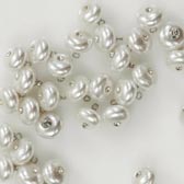 Vintage 8mm Gomb - OFF-WHITE
